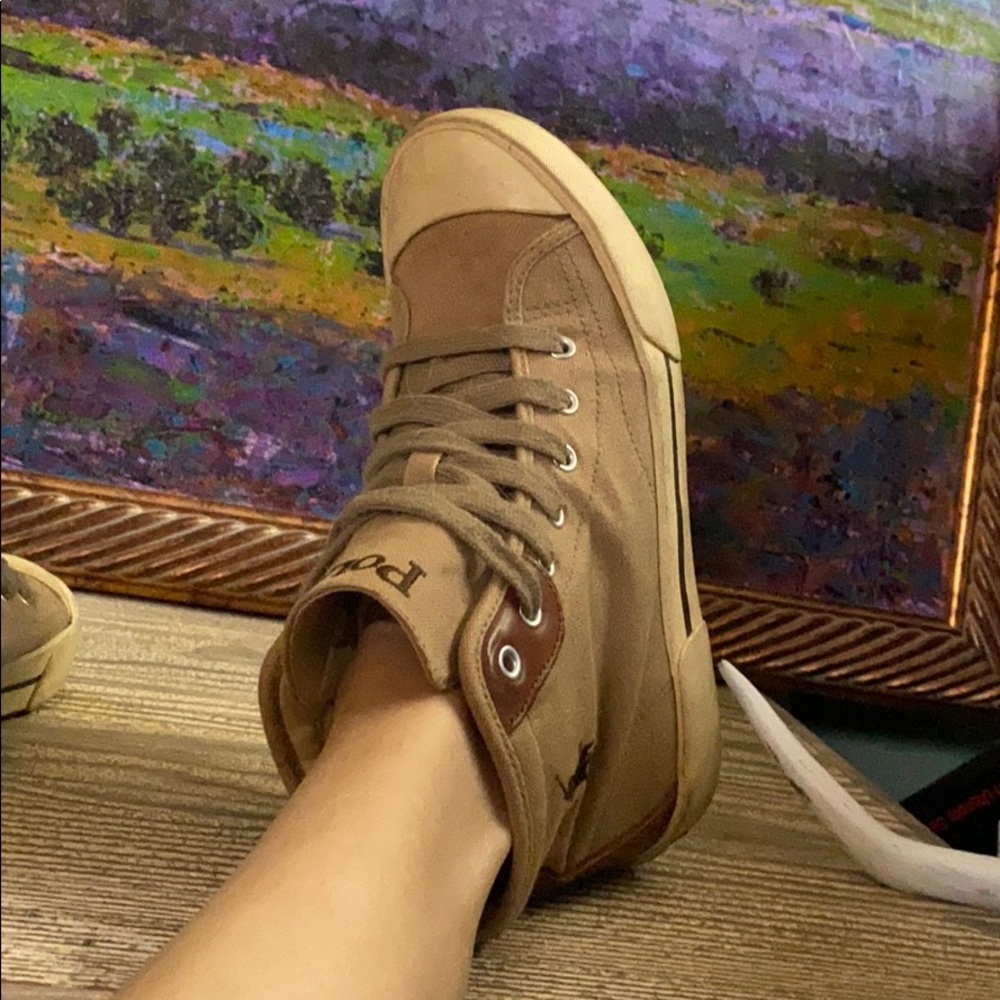 Ralph Lauren high top sneakers